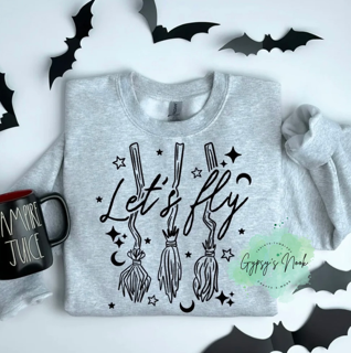 Let's Fly-witches' brooms
