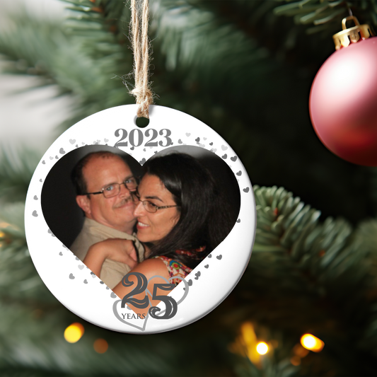 Anniversary Christmas Ornament